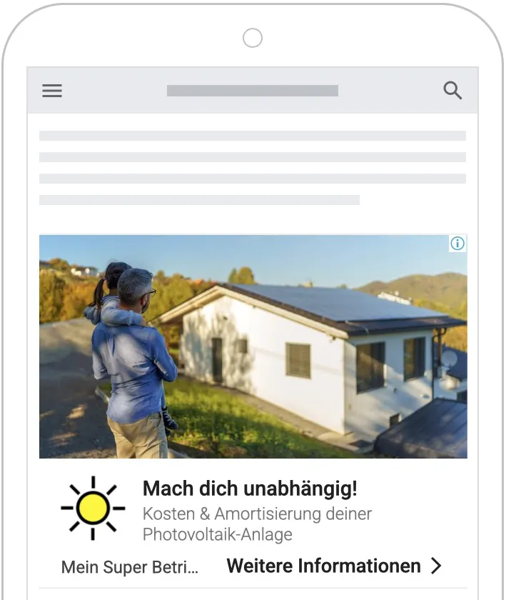 Marketing Google Ads Kampagne im Display-Netzwerk